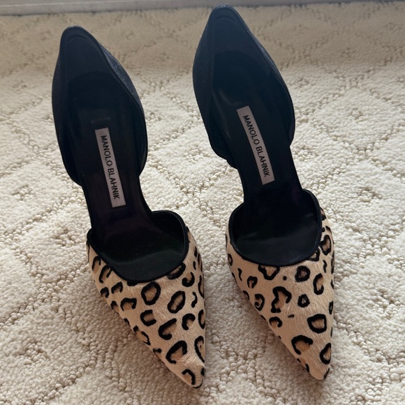 Manolo Blahnik Animal Print Pumps - Picture 1 of 3
